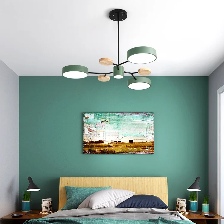 Люстра на штанге MEADE 5 lamps Grey - миниатюра 5
