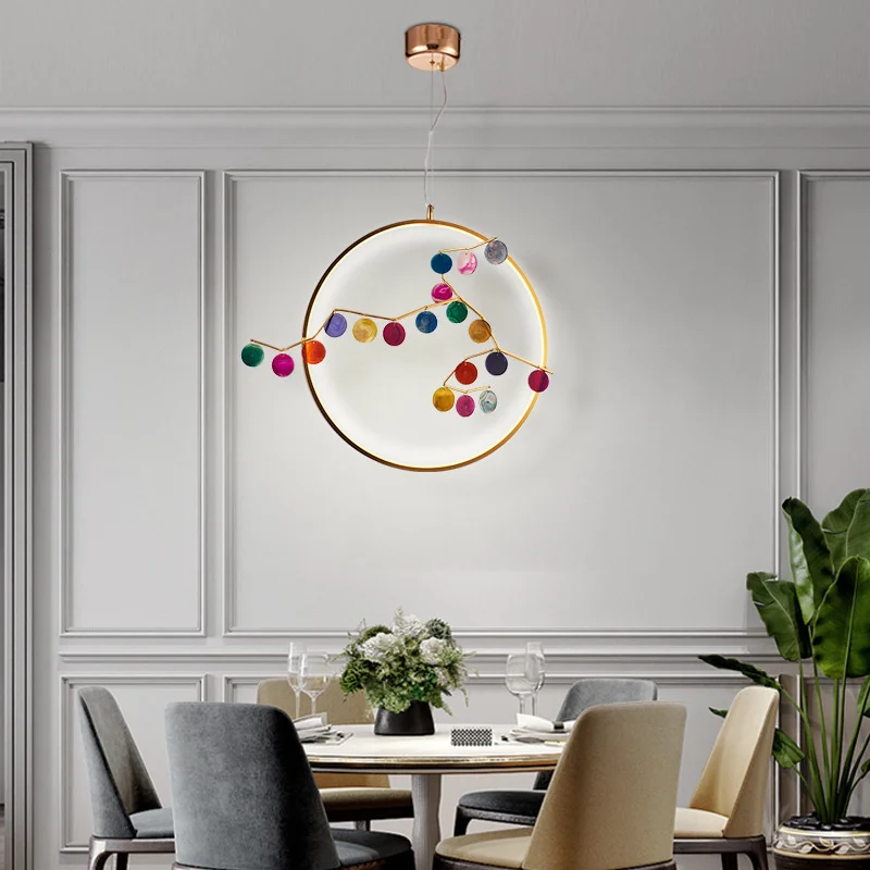 Подвесной светильник AGATE 10 multicolour D60 - миниатюра 13
