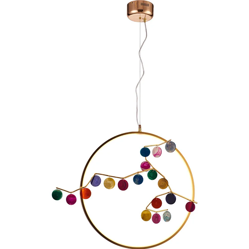 Подвесной светильник AGATE 10 multicolour D60 - миниатюра 8