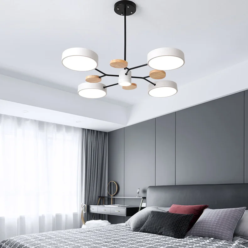 Люстра на штанге MEADE 7 lamps White - миниатюра 4