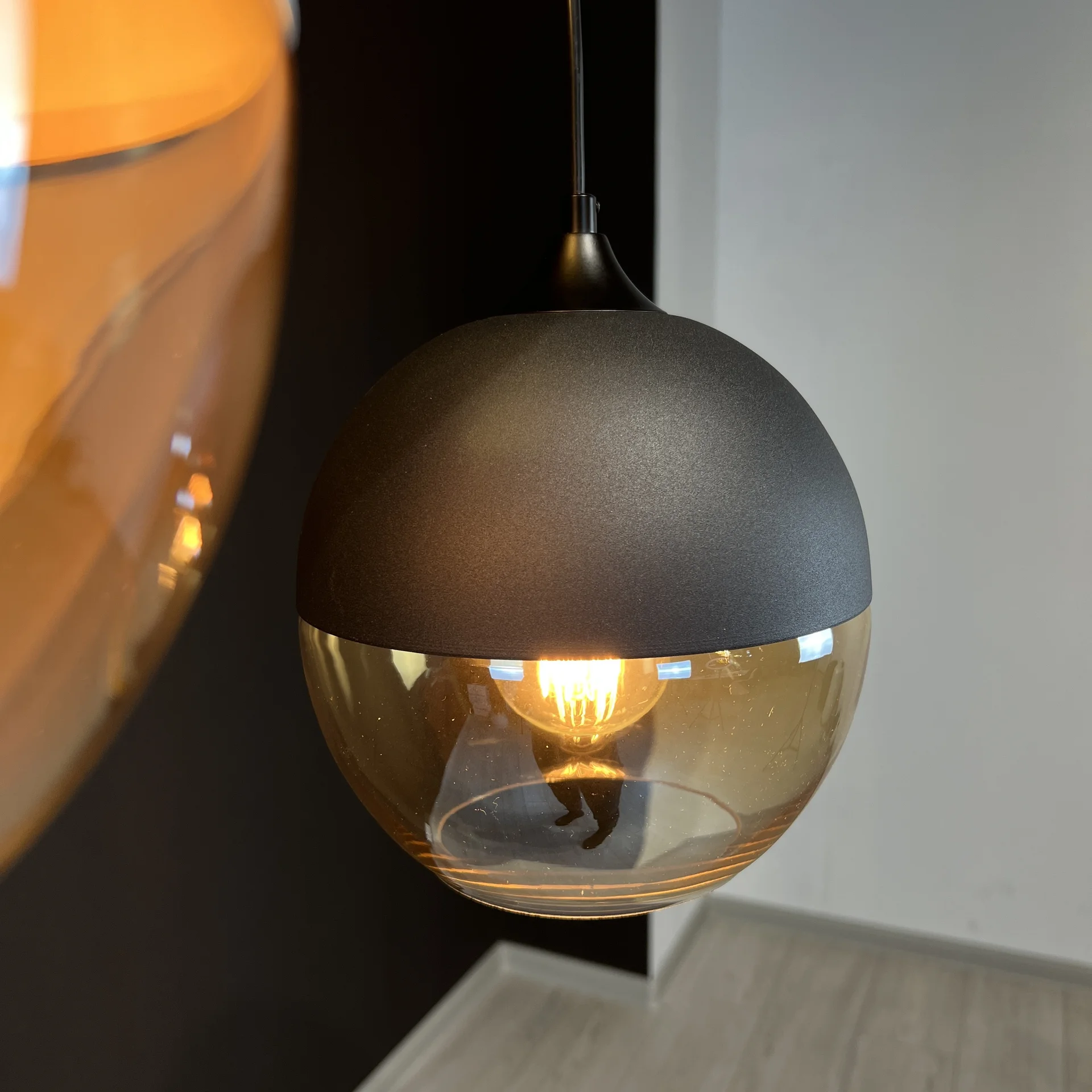 Подвесной светильник NORD C D20 Black/Amber - миниатюра 12