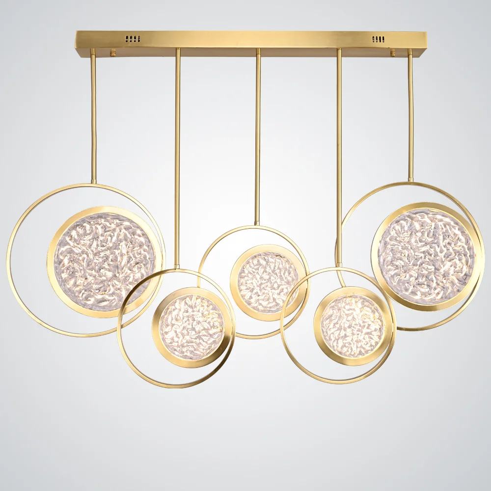 Дизайнерская люстра на штанге ЛУНА lighting collection L100 - изображение 1