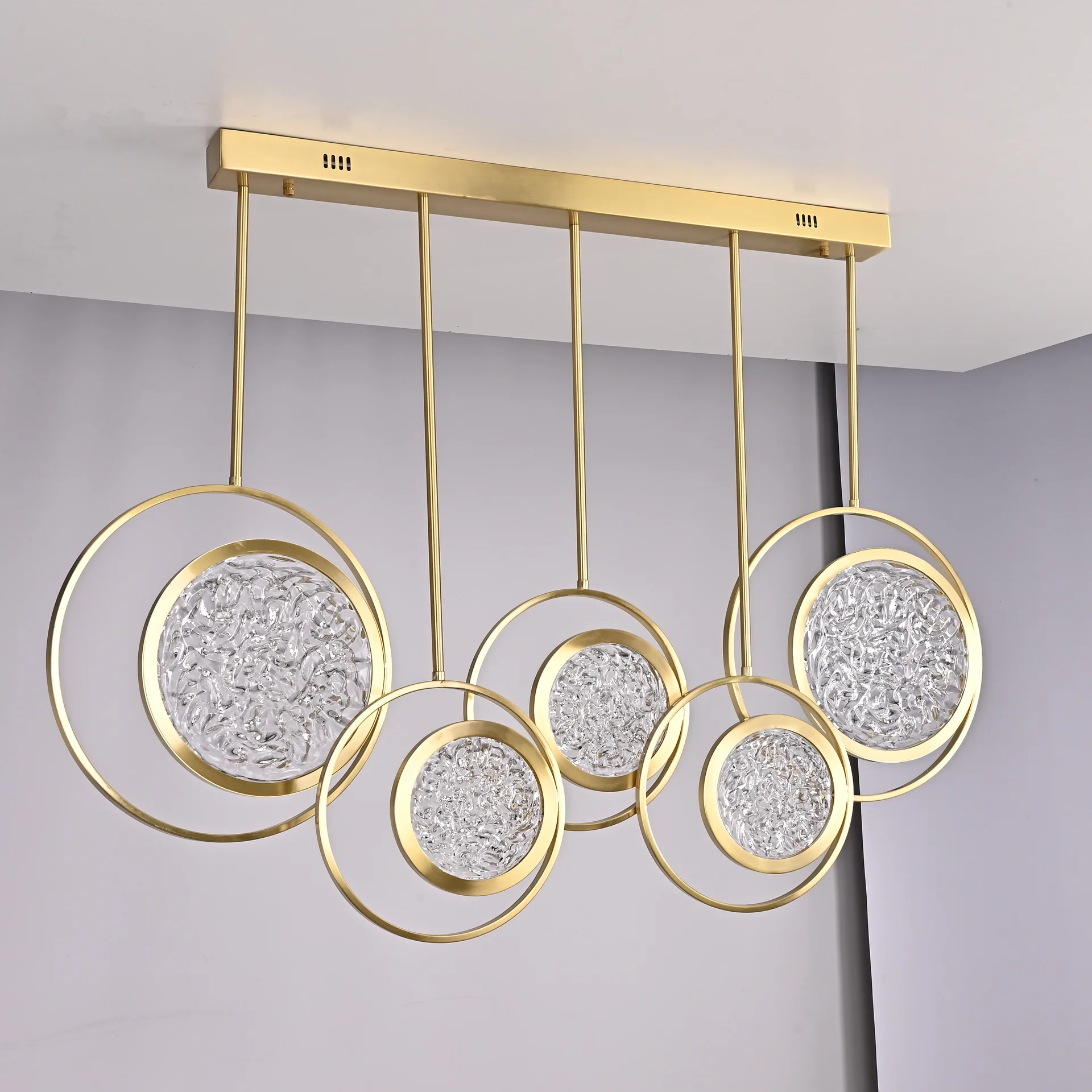 Дизайнерская люстра на штанге ЛУНА lighting collection L100 - миниатюра 8