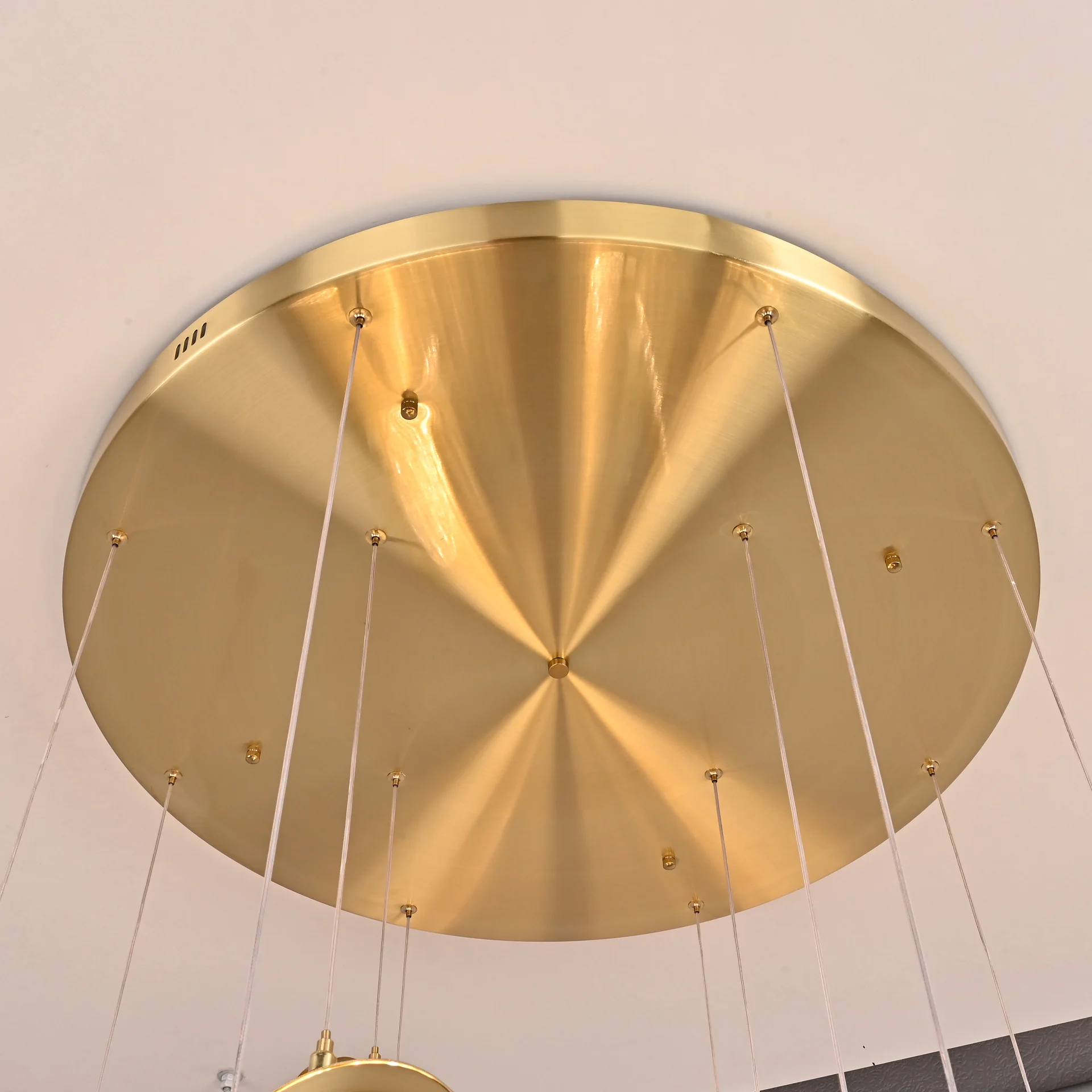 Дизайнерская подвесная люстра ЛУНА lighting collection D70 - миниатюра 2