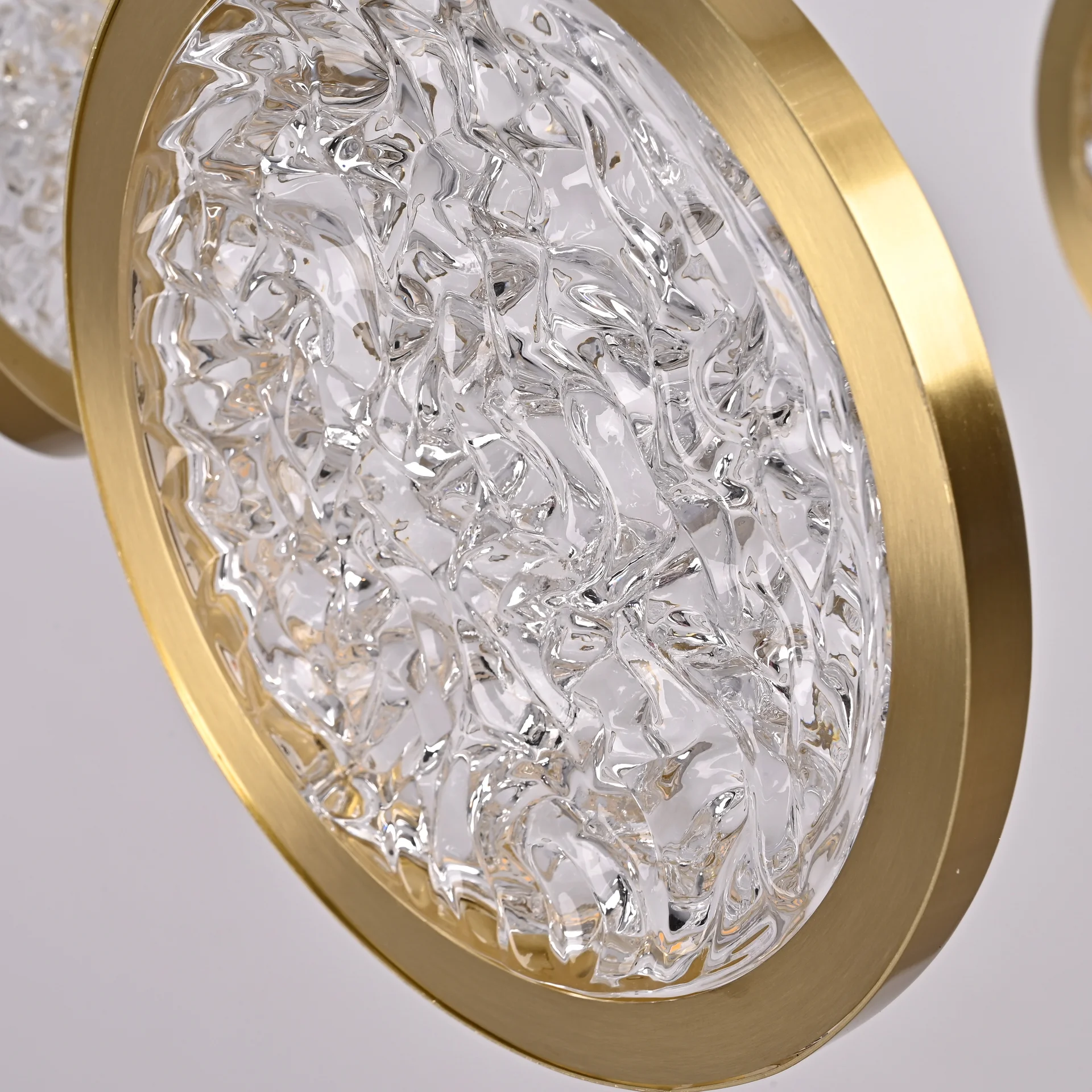 Дизайнерская подвесная люстра ЛУНА lighting collection D70 - миниатюра 7