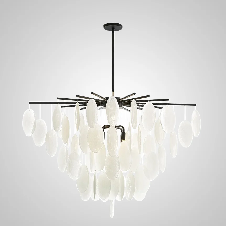Люстра на штанге RITTA D68 Black - миниатюра 9
