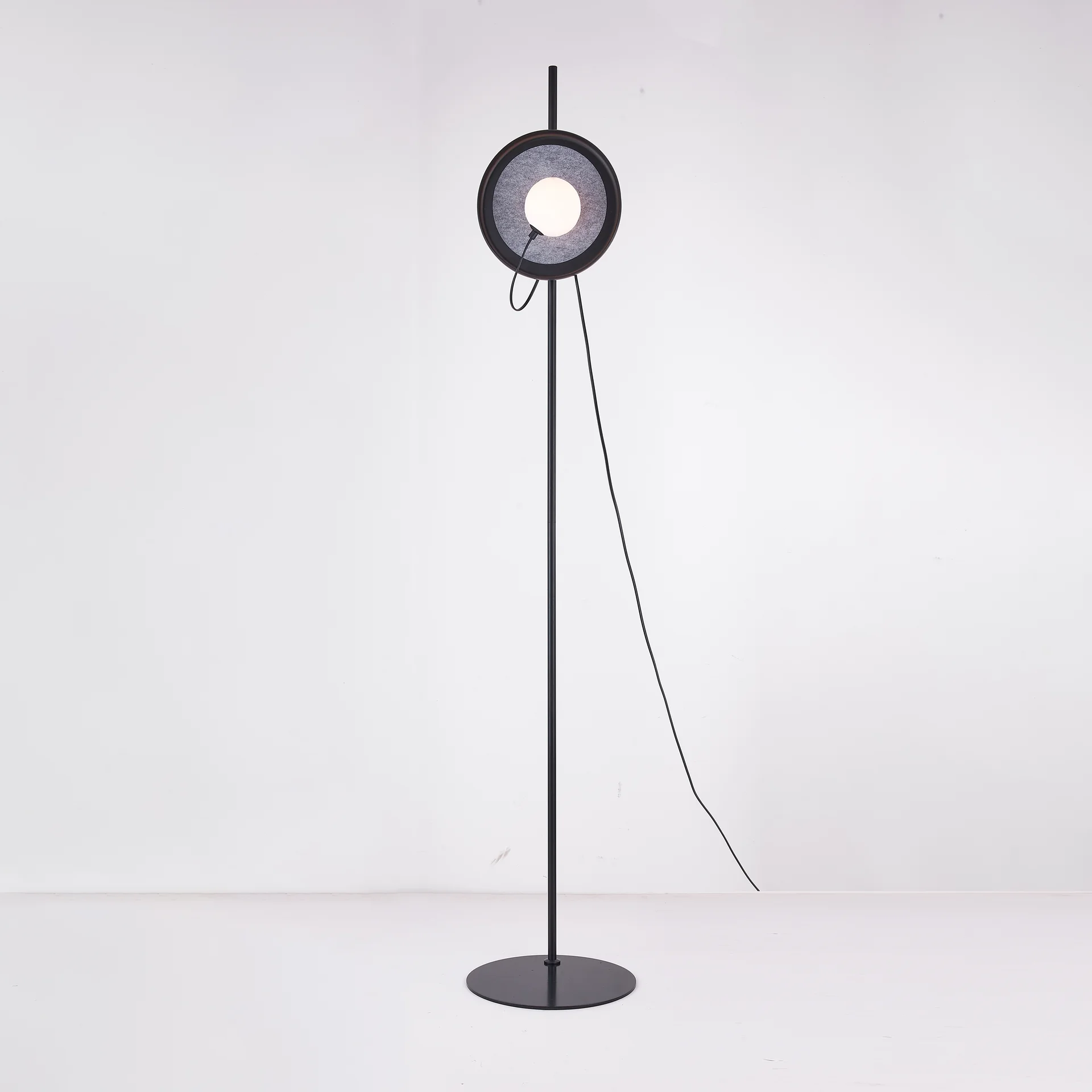 Торшер MARGOTT FL D25 Black - миниатюра 2