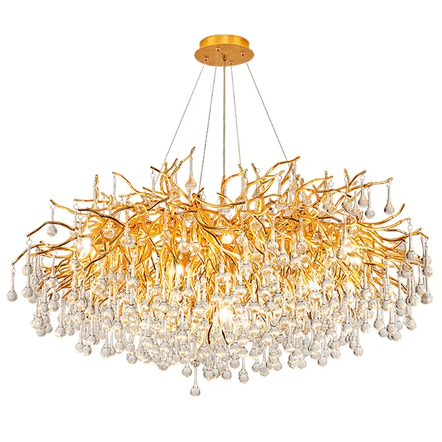 Подвесная люстра Droplet Chandelier circle D100 - миниатюра 2