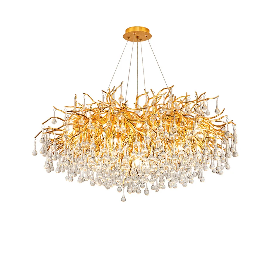 Подвесная люстра Droplet Chandelier circle D100 - миниатюра 3