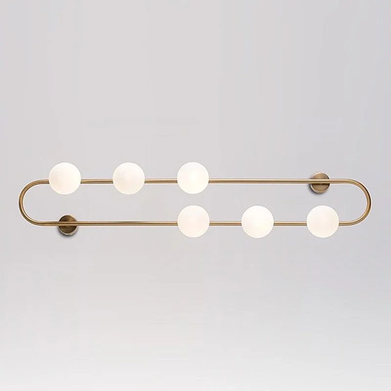 Настенное бра HOOP WALL H115 Gold - миниатюра 2