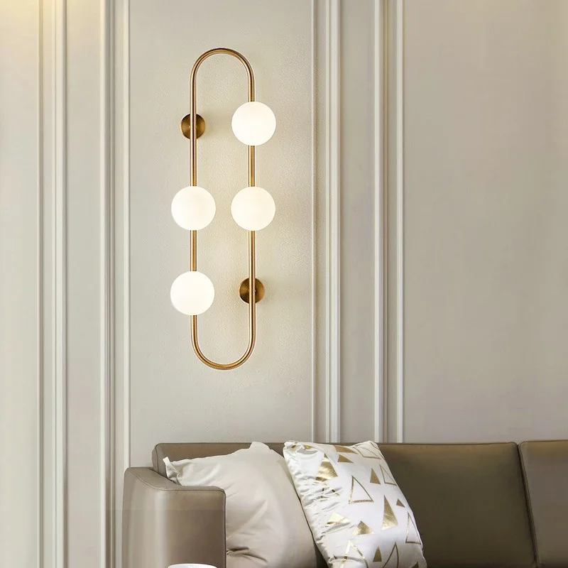 Настенное бра HOOP WALL H115 Gold - миниатюра 6