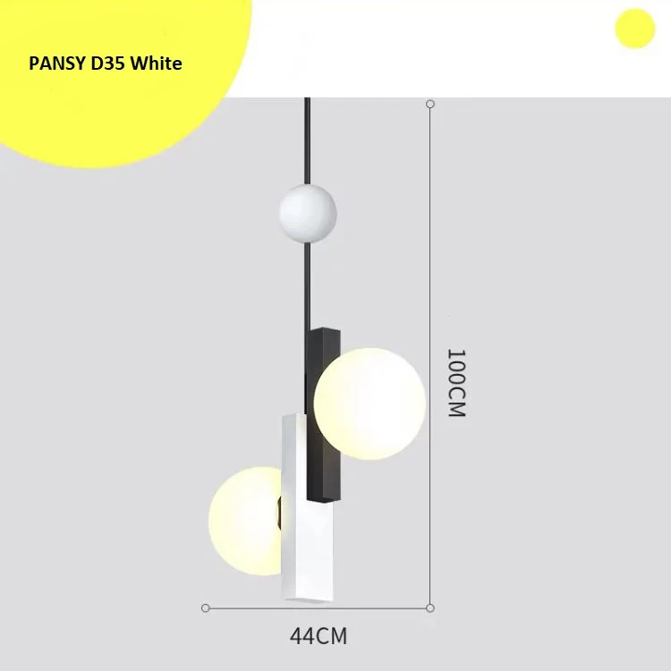 Подвесной светильник PANSY C D39 White - миниатюра 3
