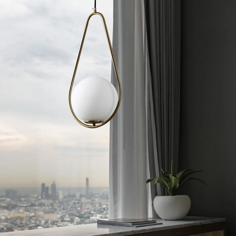 Подвесной светильник HOOP DROP Black - миниатюра 11