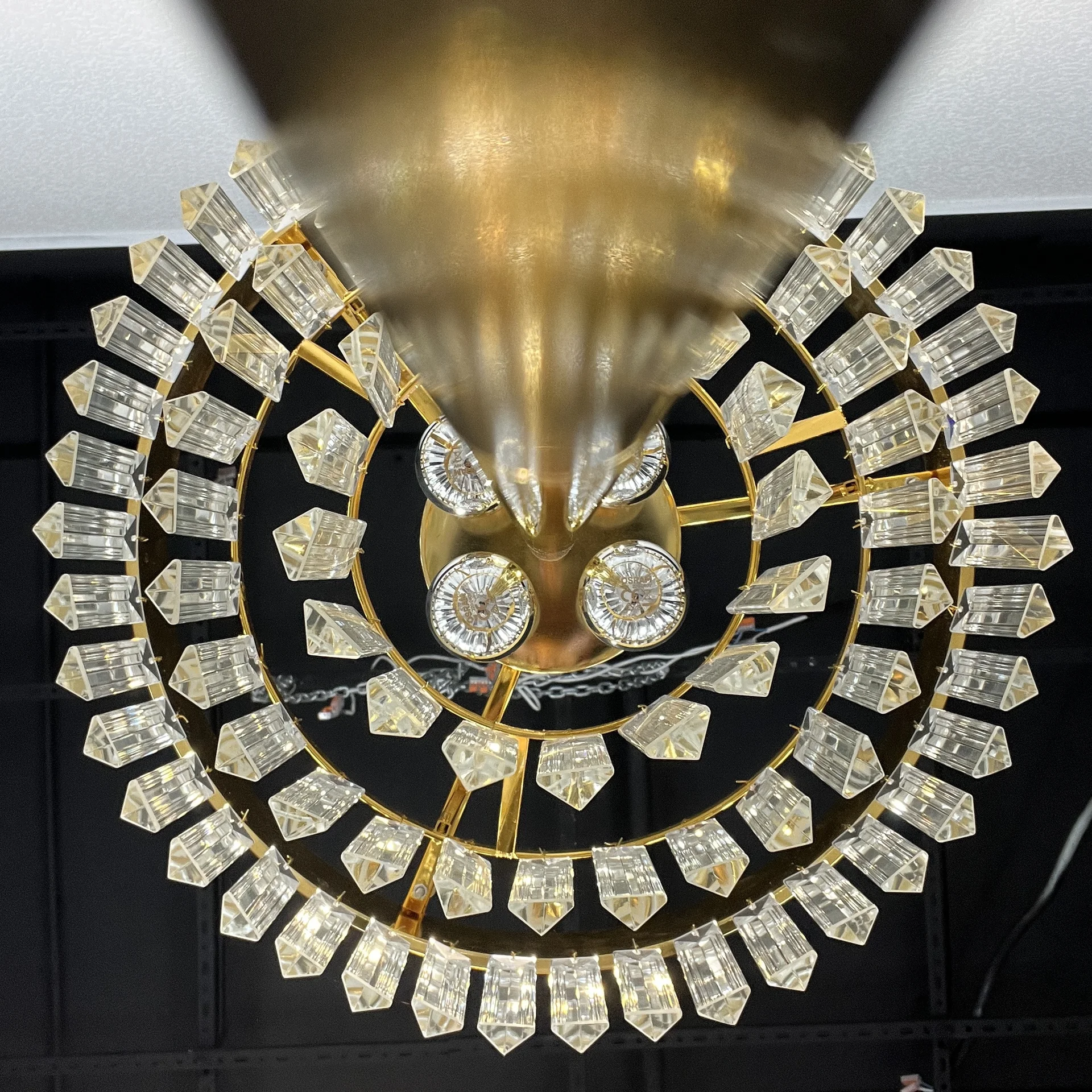 Торшер RH 1920S Odeon Clear Glass Floor Lamp GOLD - миниатюра 11