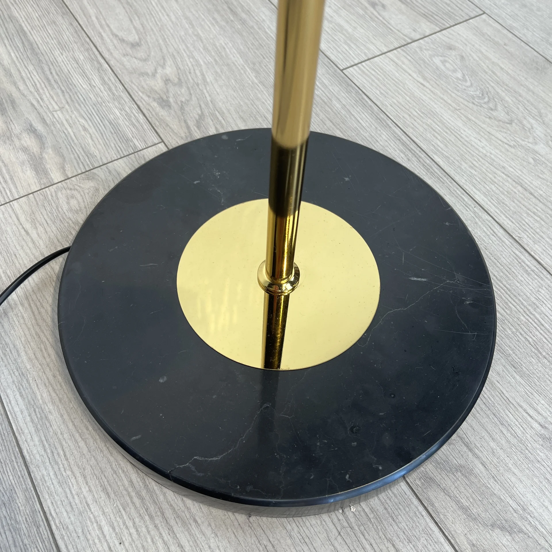 Торшер RH 1920S Odeon Clear Glass Floor Lamp GOLD - миниатюра 3