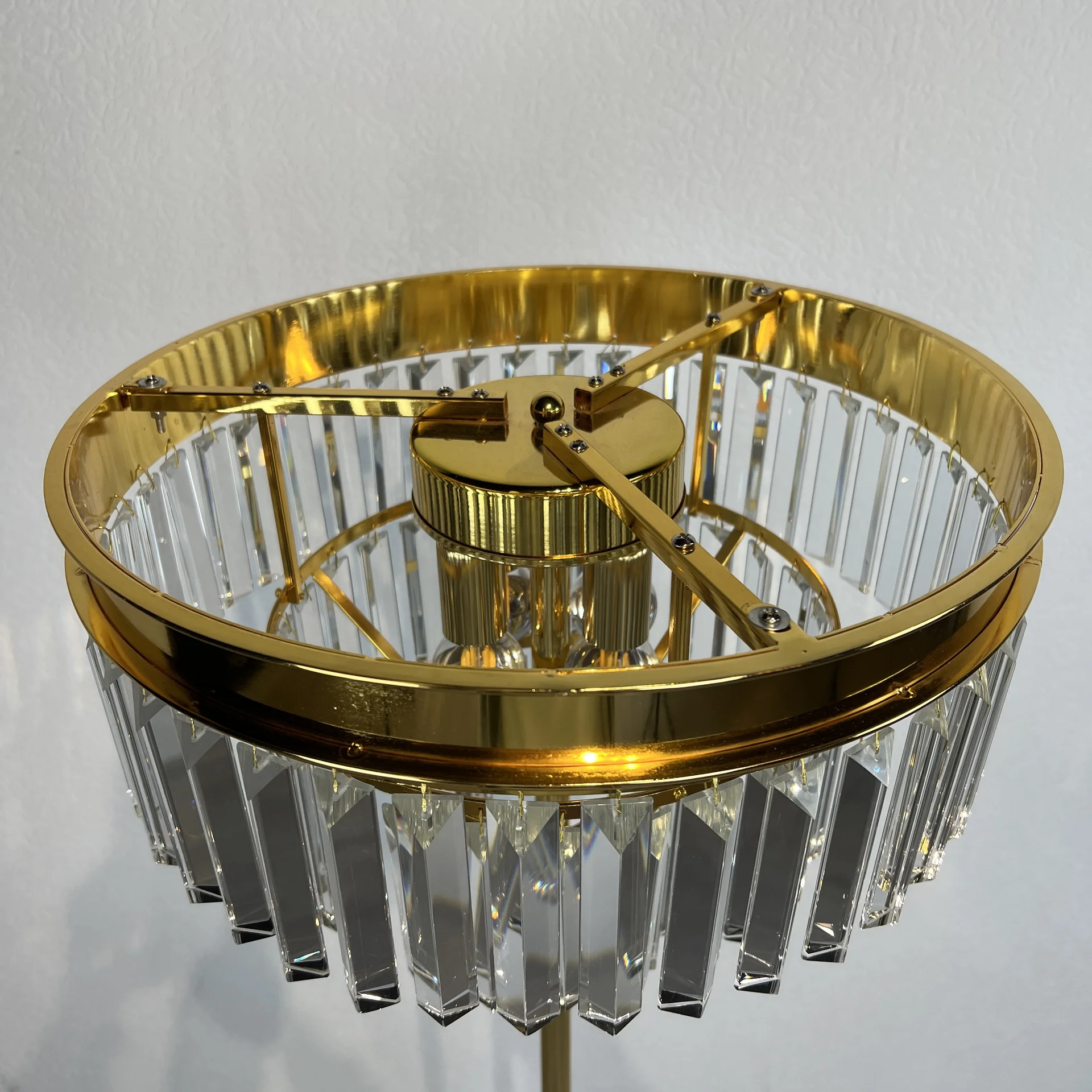 Торшер RH 1920S Odeon Clear Glass Floor Lamp GOLD - миниатюра 7
