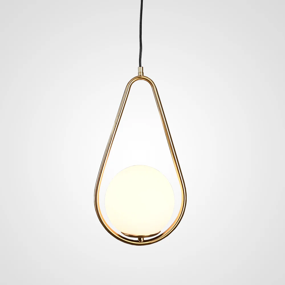 Подвесной светильник HOOP DROP Brass - изображение 1