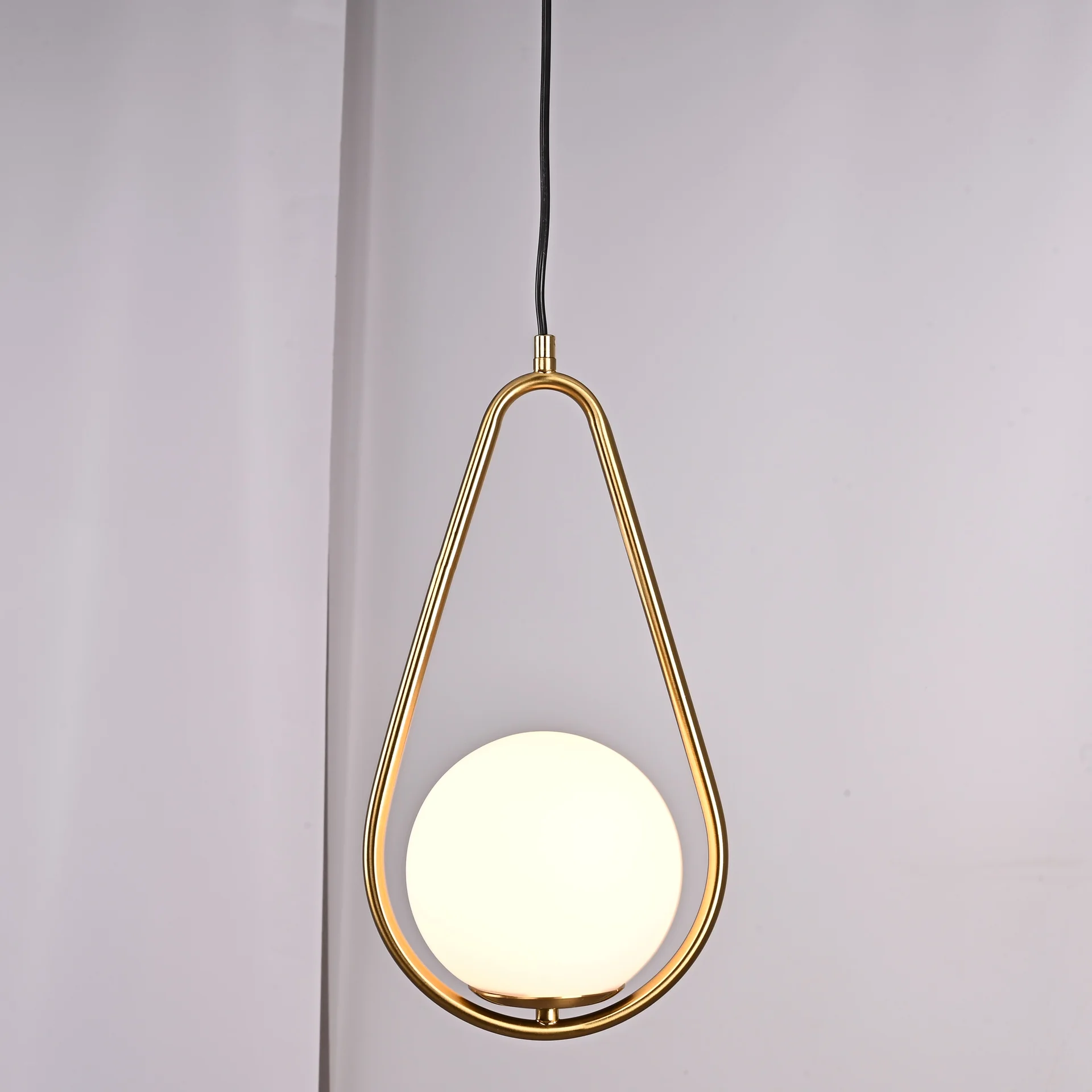 Подвесной светильник HOOP DROP Brass - миниатюра 4