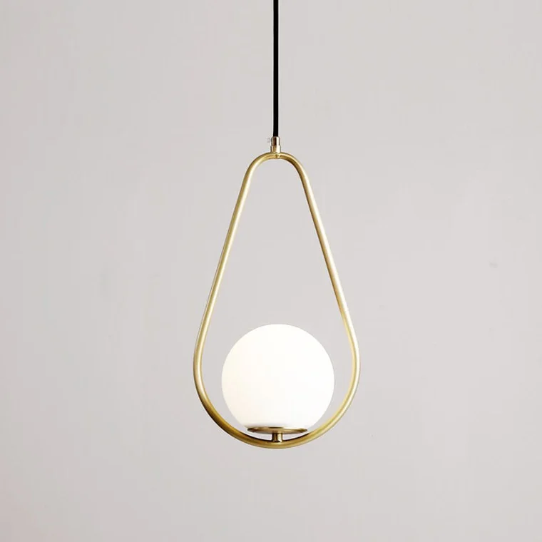Подвесной светильник HOOP DROP Brass - миниатюра 7