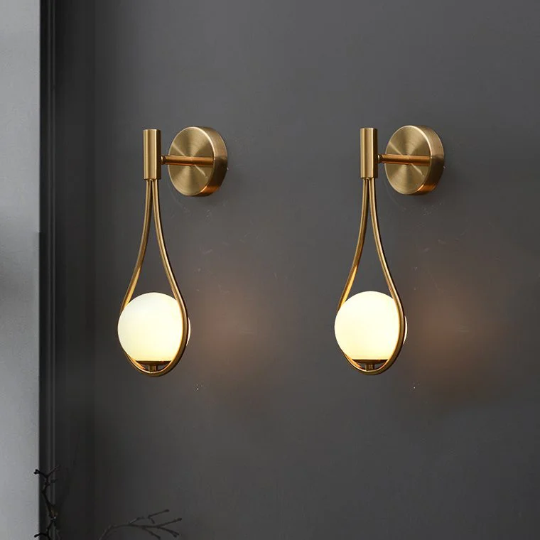 Настенное бра HOOP DROP WALL Black - миниатюра 2