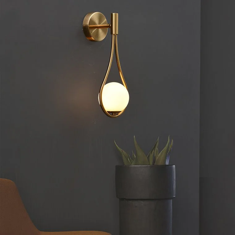 Настенное бра HOOP DROP WALL Black - миниатюра 5