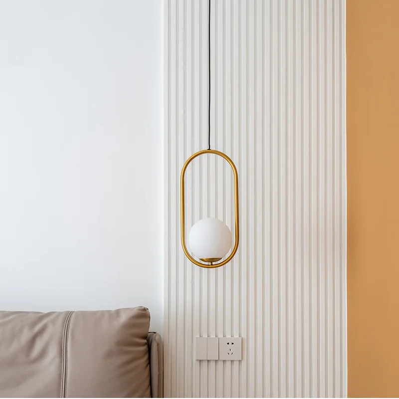 Подвесной светильник Matthew McCormick hoop 40 Chrome MILA Pendant - миниатюра 4