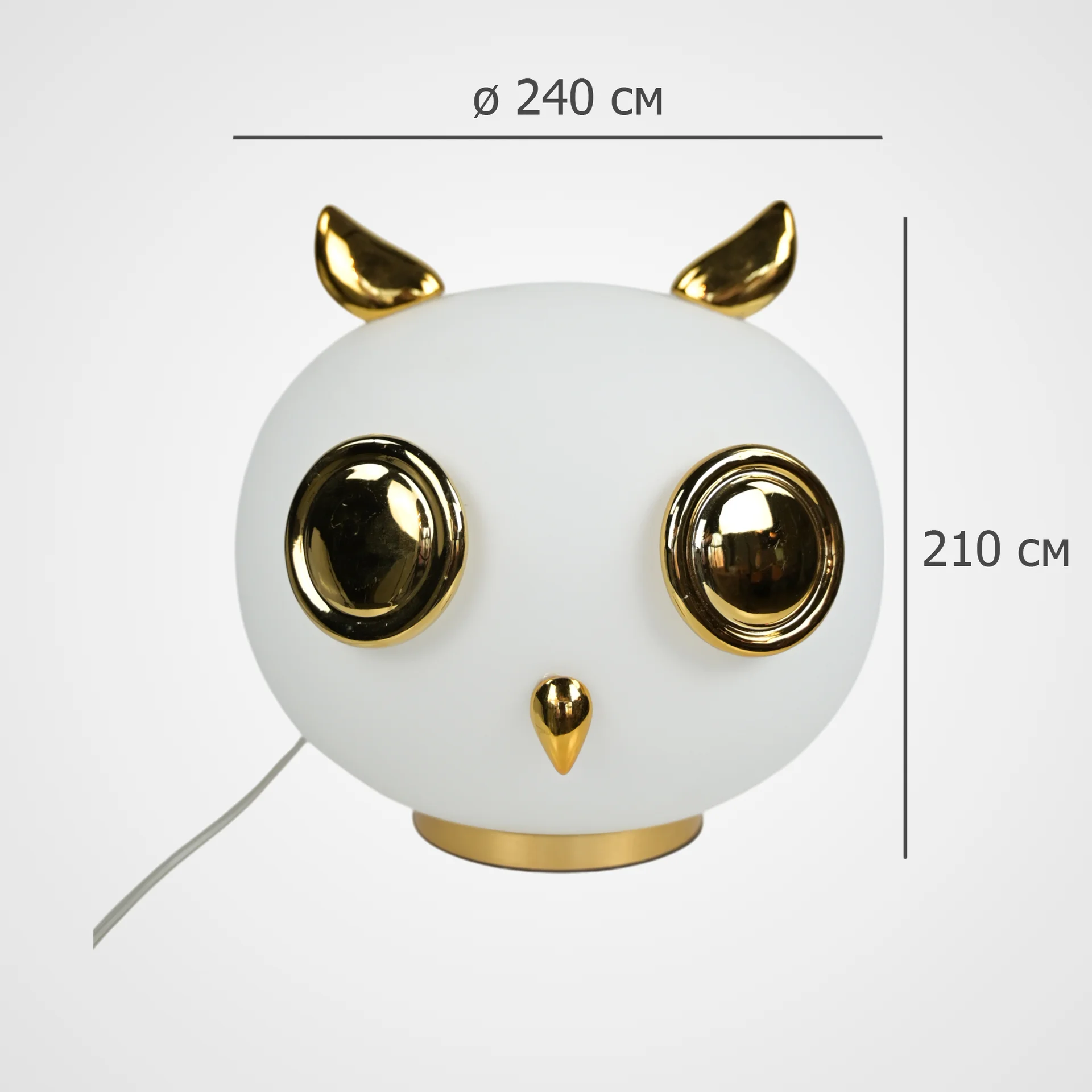 Настольная лампа Birdi Owl White - миниатюра 2
