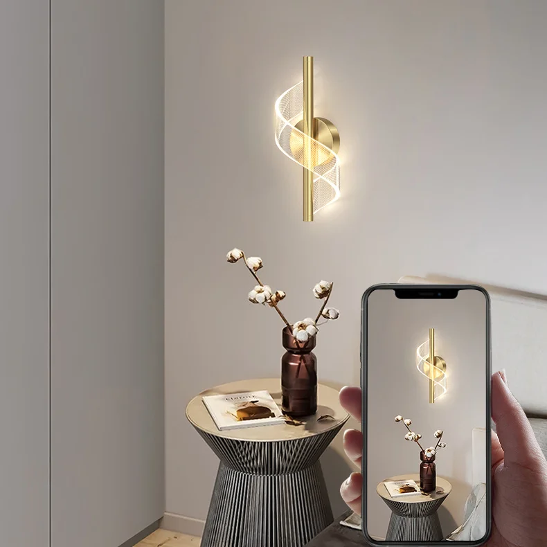 Настенный светильник ORNELLA WALL Brass - миниатюра 5