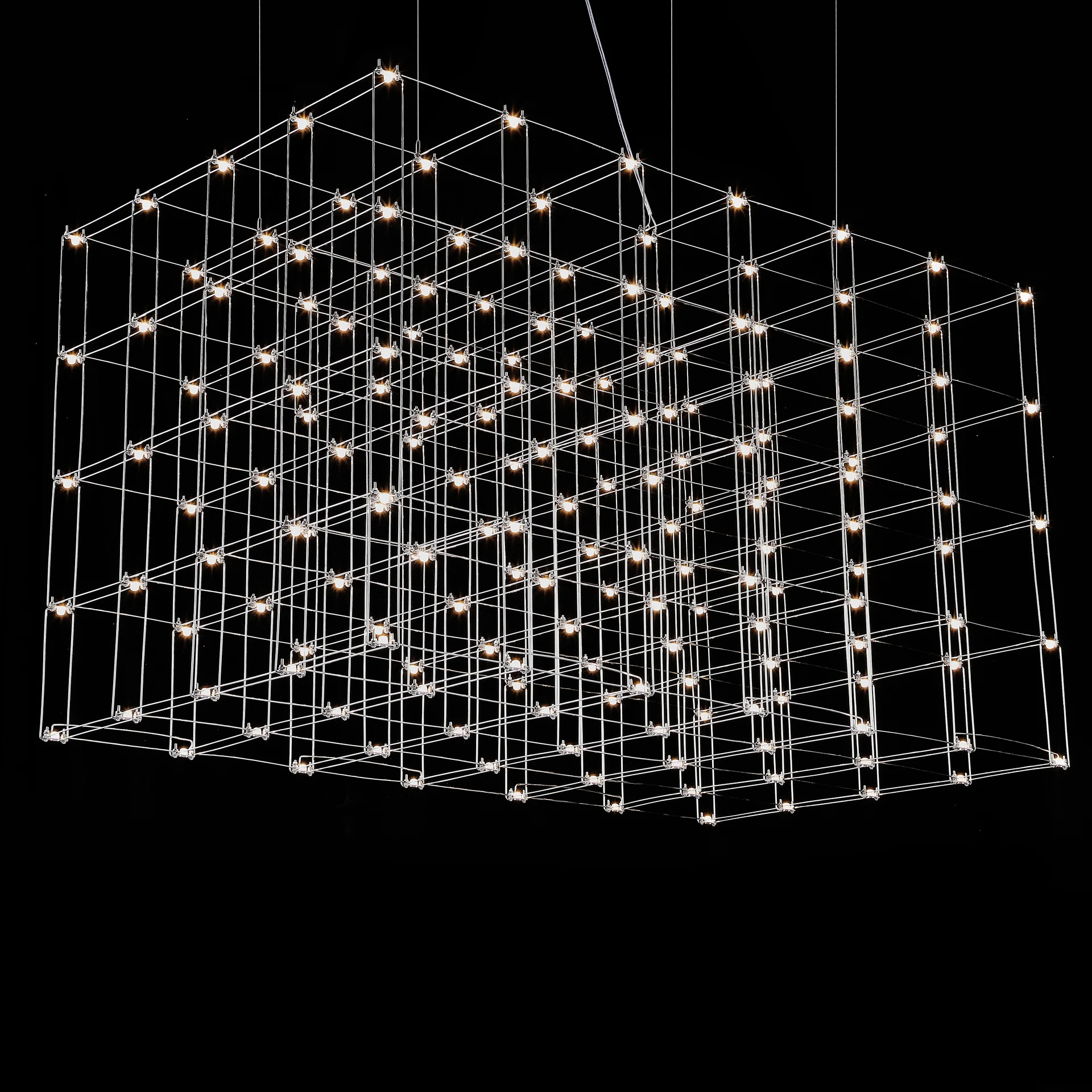 Подвесная люстра Quasar Cosmos Square LED pendant light 80/80/140 - изображение 1