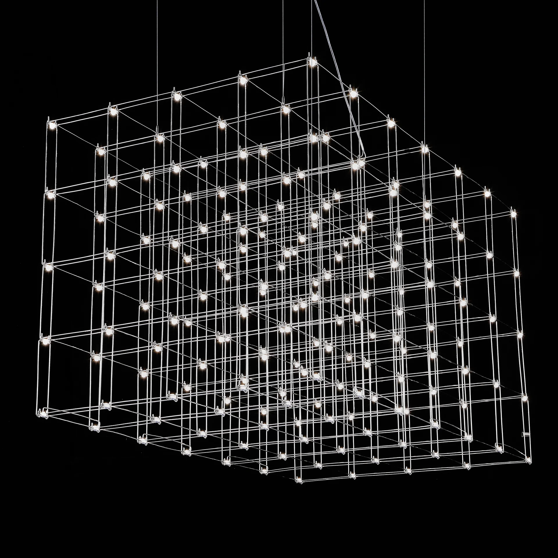 Подвесная люстра Quasar Cosmos Square LED pendant light 80/80/140 - миниатюра 6