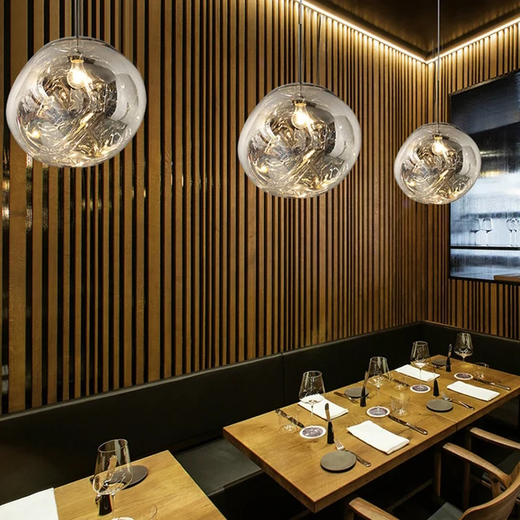 Подвесной светильник Tom Dixon Melt Pendant Silver D38 - миниатюра 11