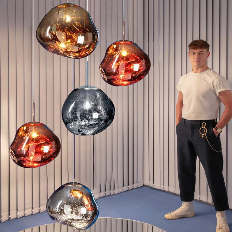 Подвесной светильник Tom Dixon Melt Pendant Silver D38 - миниатюра 2
