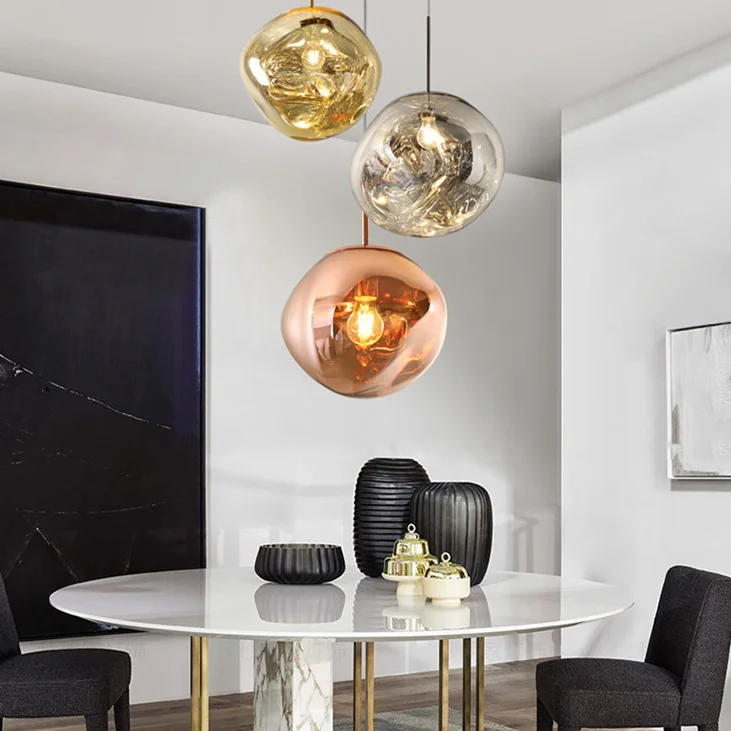 Подвесной светильник Tom Dixon Melt Pendant Silver D50 - миниатюра 4