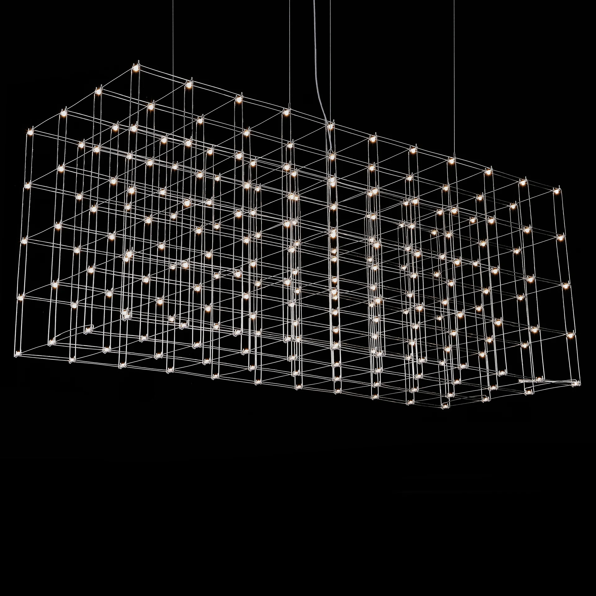 Подвесная люстра Quasar Cosmos Square LED pendant light 80/80/200 - изображение 1