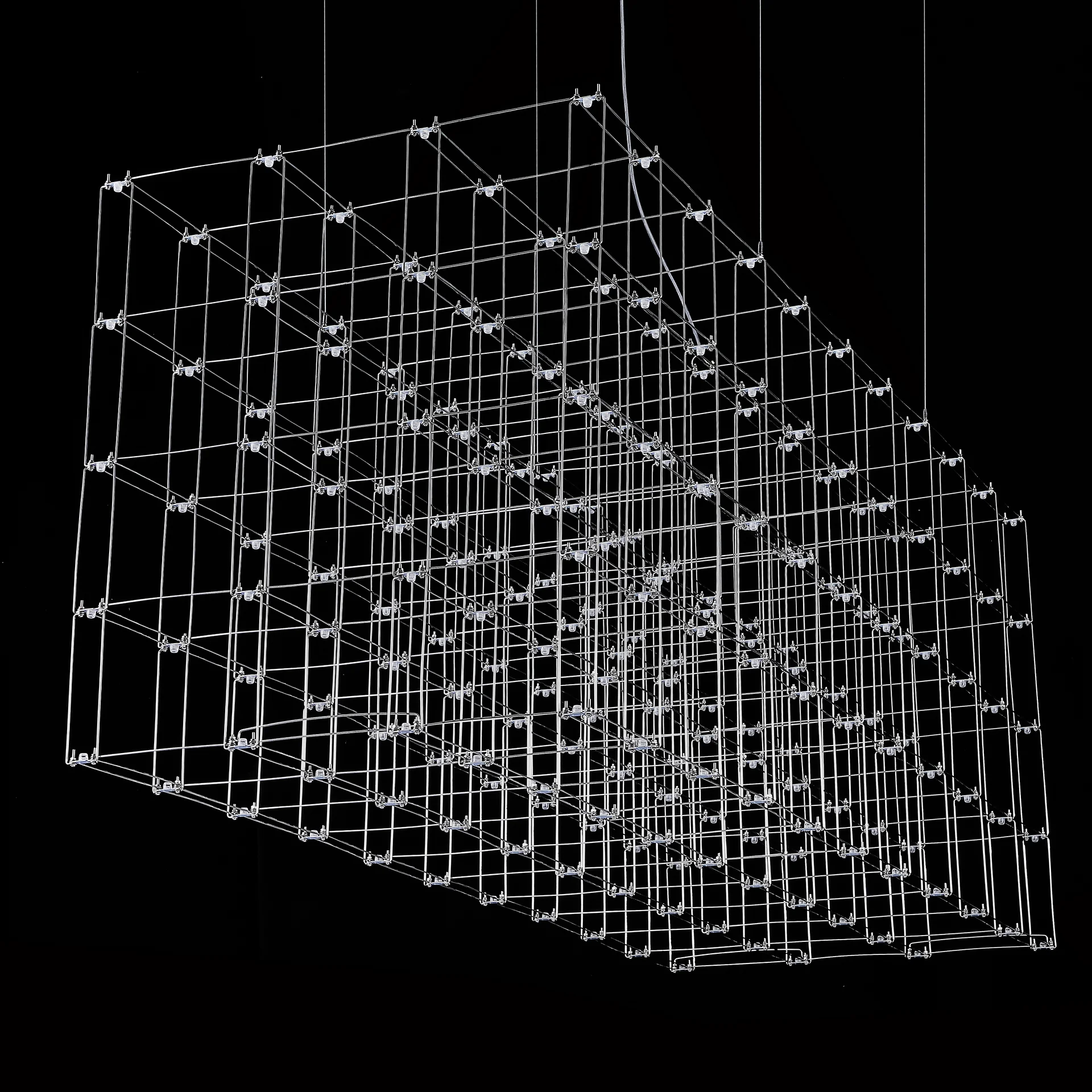 Подвесная люстра Quasar Cosmos Square LED pendant light 80/80/200 - миниатюра 10