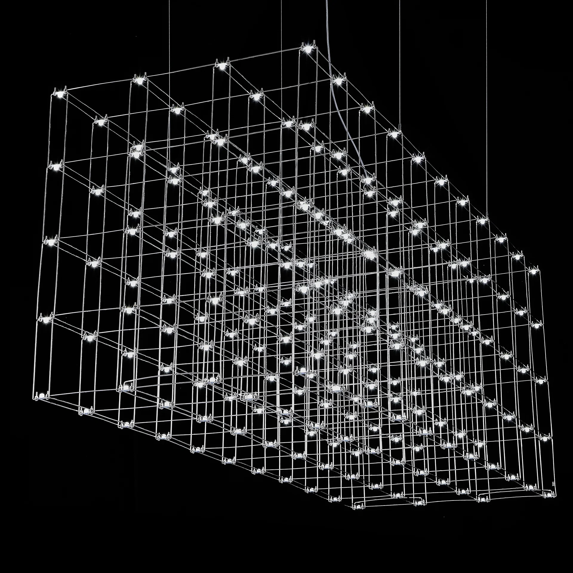Подвесная люстра Quasar Cosmos Square LED pendant light 80/80/200 - миниатюра 11