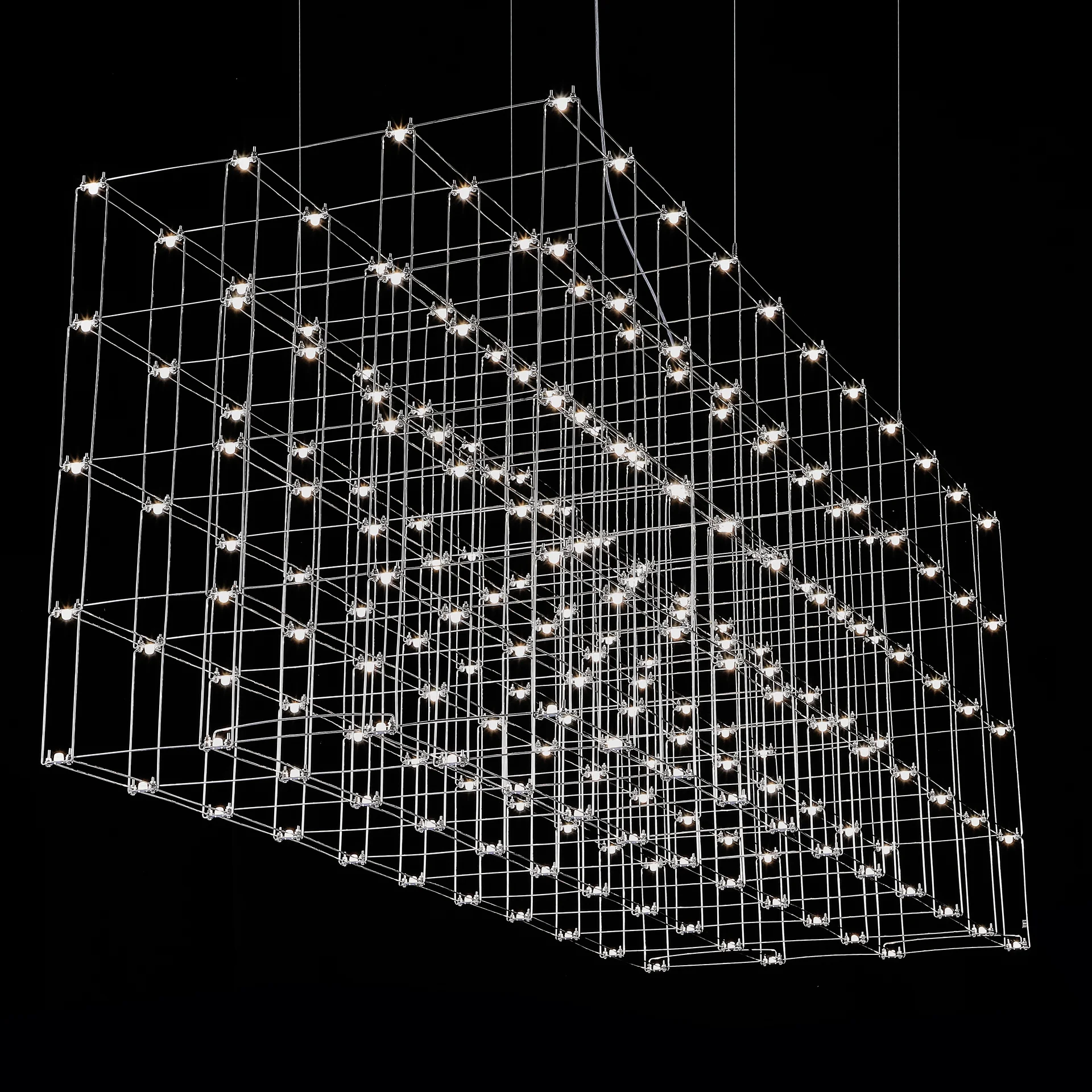 Подвесная люстра Quasar Cosmos Square LED pendant light 80/80/200 - миниатюра 12