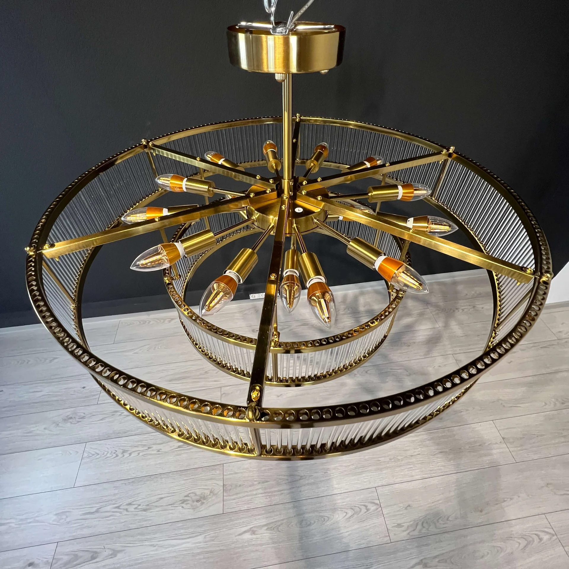 Люстра на штанге RH Marais Round Chandelier D100 - миниатюра 18