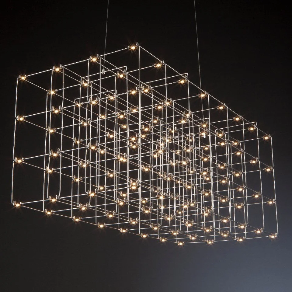 Подвесная люстра Quasar Cosmos Square LED pendant light 120/120/120 - изображение 1