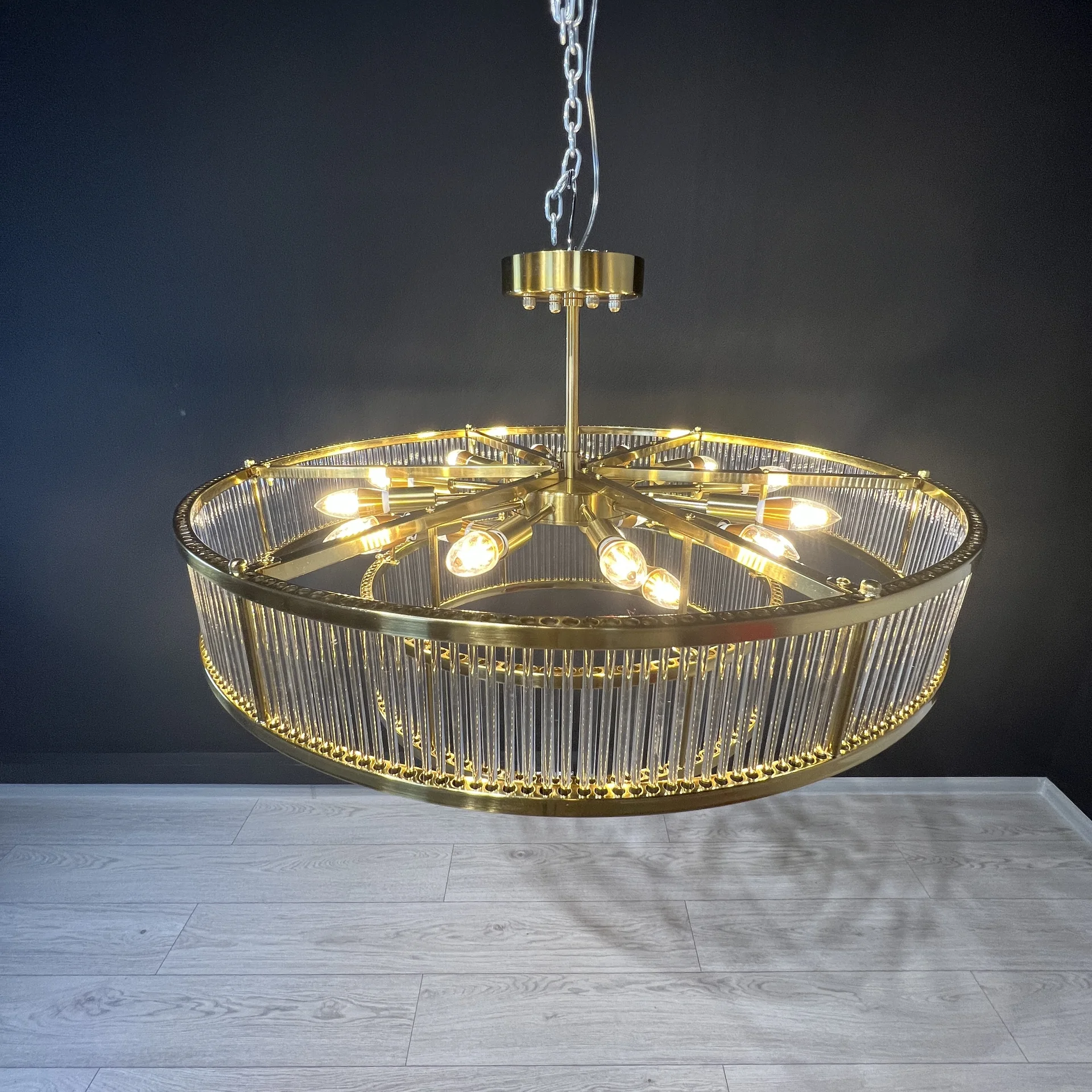 Люстра на штанге RH Marais Round Chandelier D120 - миниатюра 8
