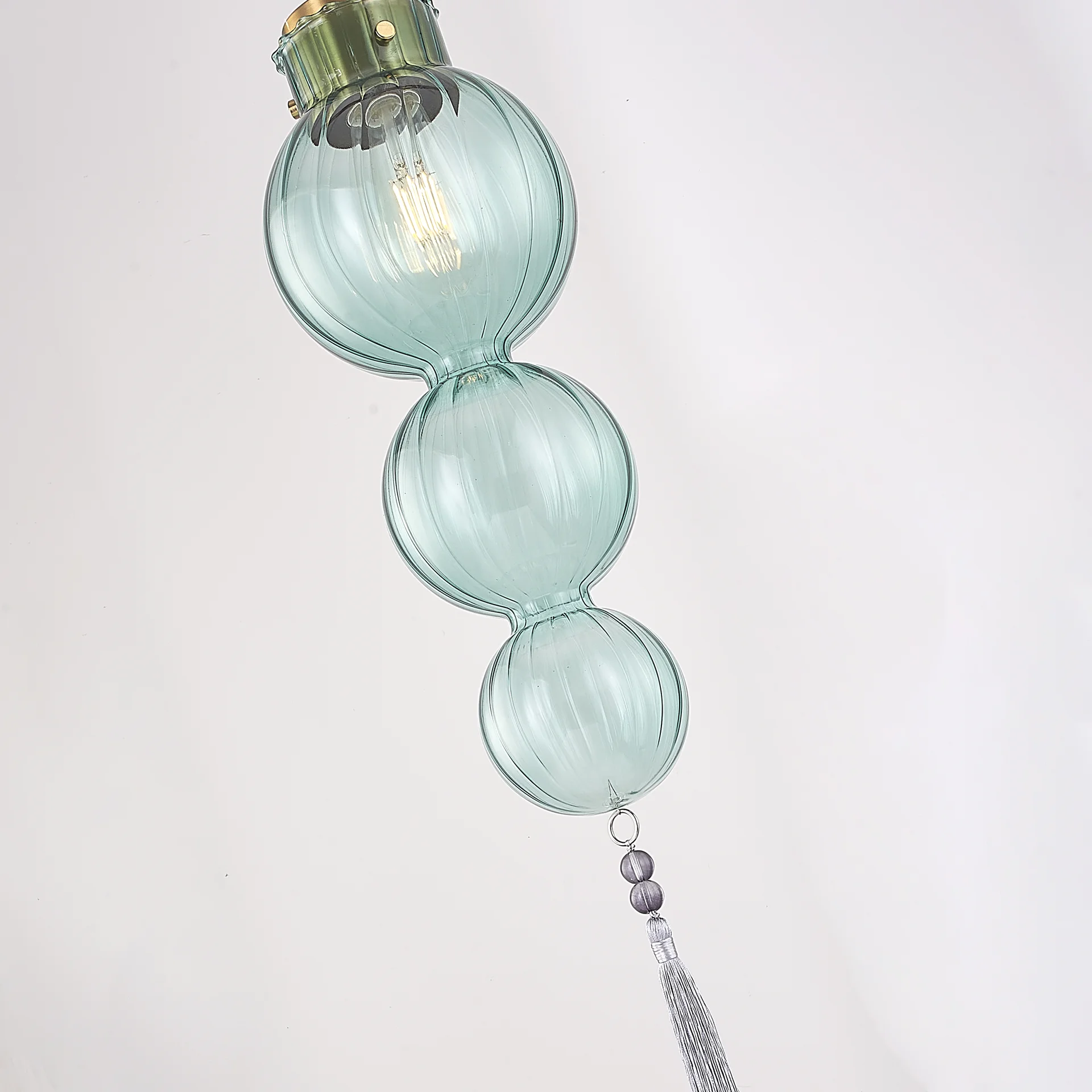 Подвесной светильник Heathfield Lighting - Medina Pendant Blue - миниатюра 2