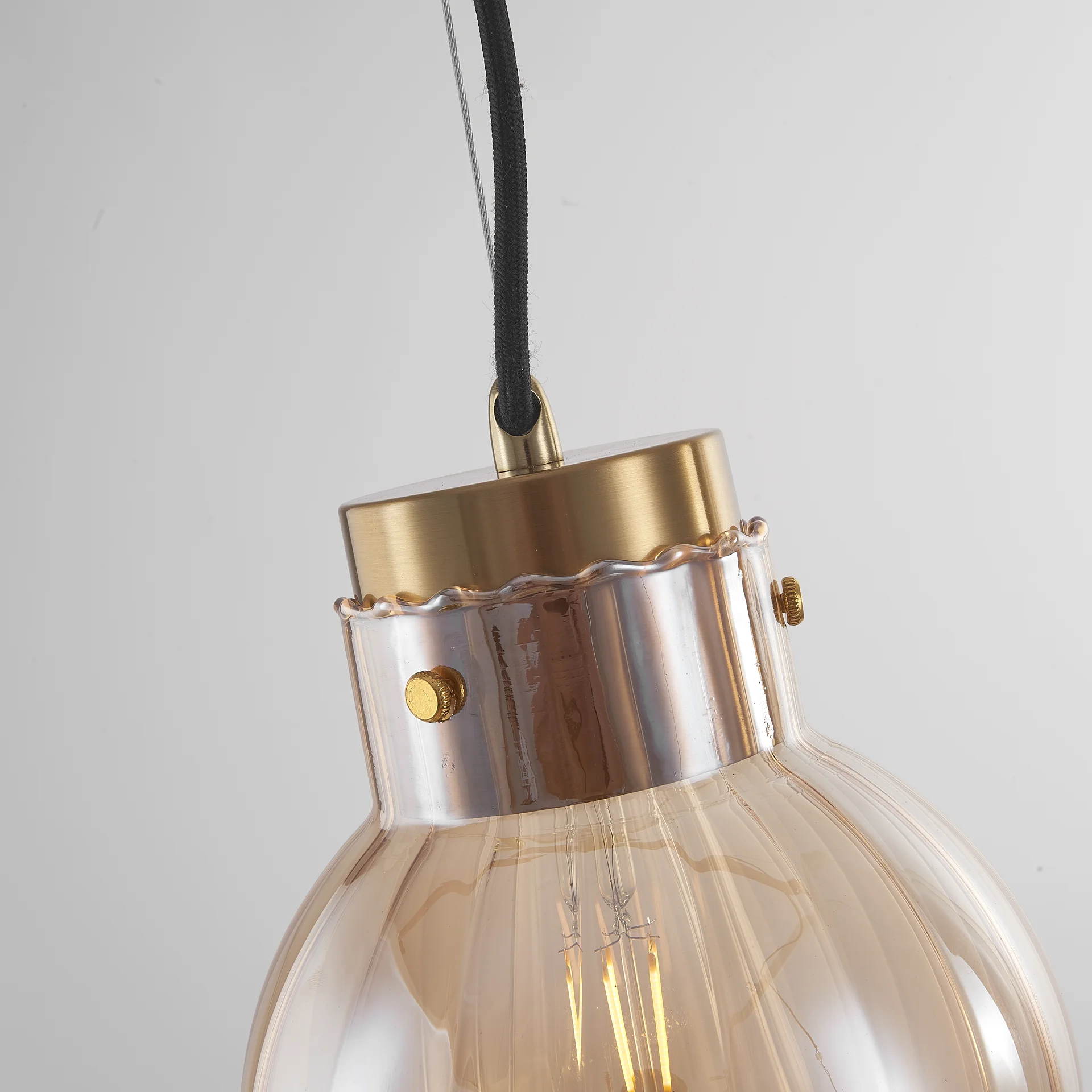 Подвесной светильник Heathfield Lighting - Medina Pendant Brown - миниатюра 3