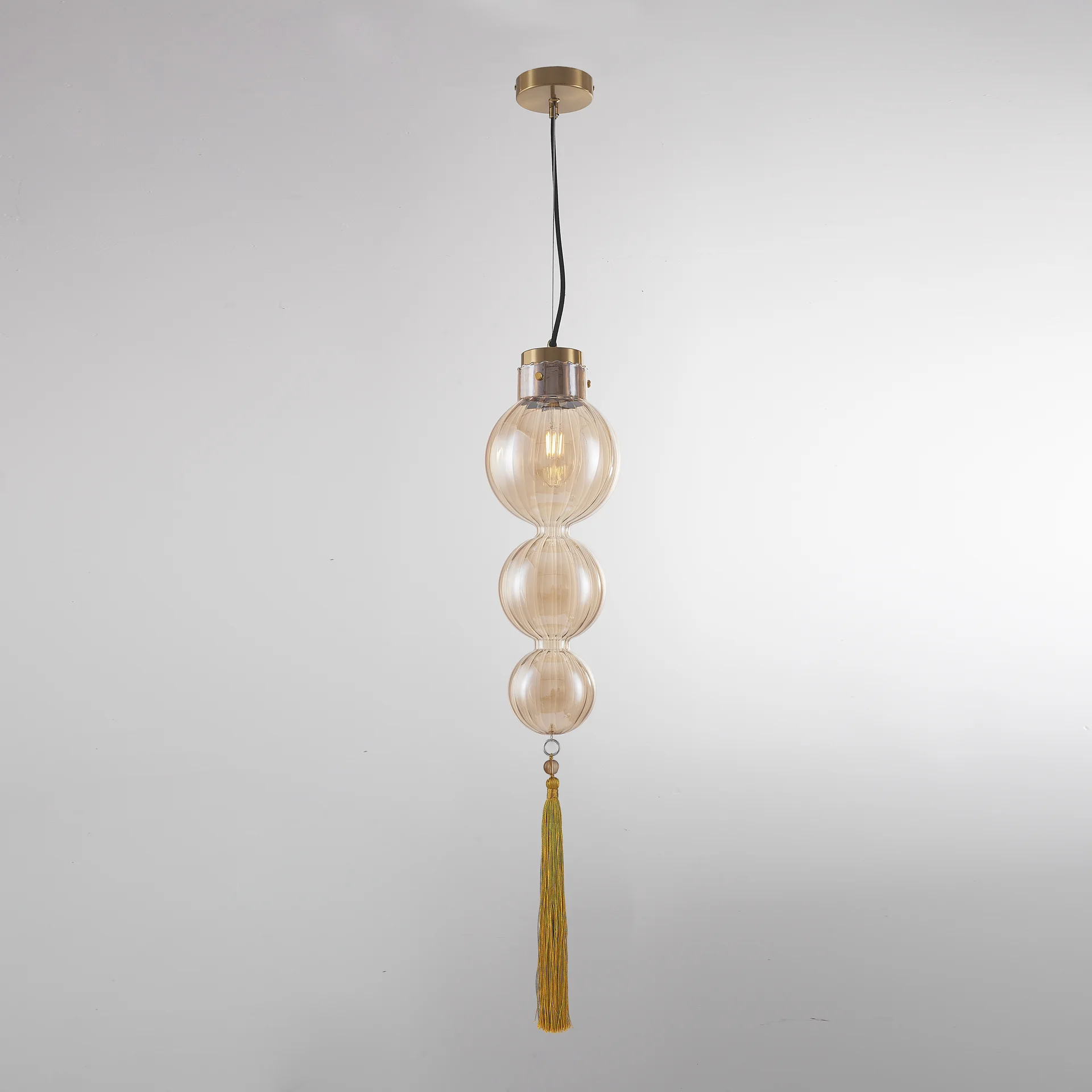 Подвесной светильник Heathfield Lighting - Medina Pendant Brown - миниатюра 8