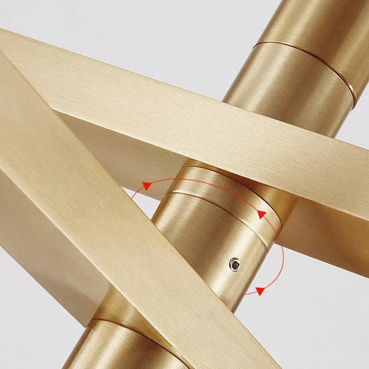 Люстра на штанге ORTON на 3 D96 Gold - миниатюра 24