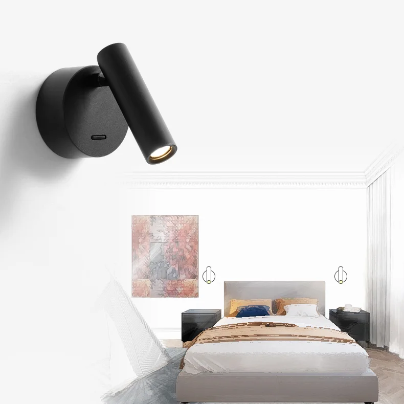 Настенный светильник RUN Black - миниатюра 4
