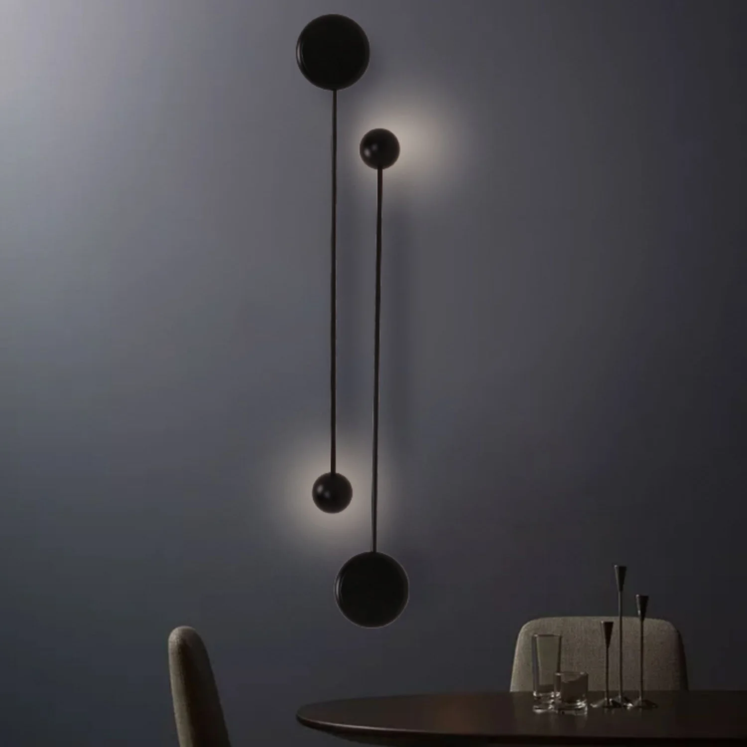 Настенный светильник DOTS C Black Right - миниатюра 3