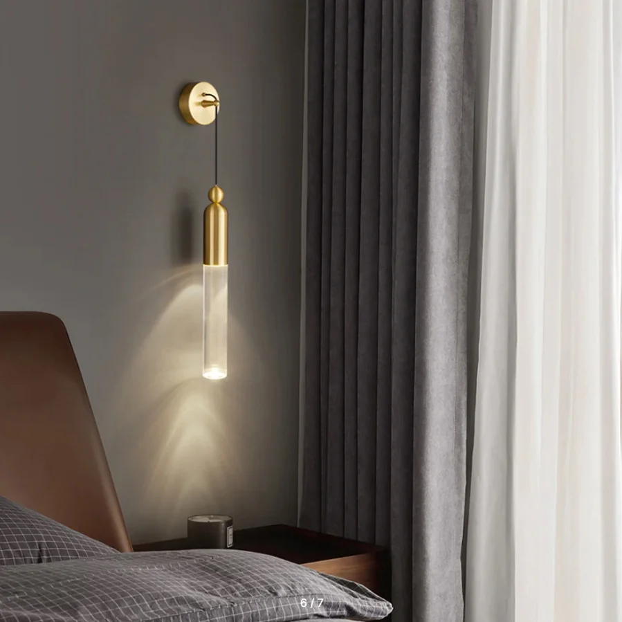 Настенный бра-светильник GELIS WALL Brass - миниатюра 4