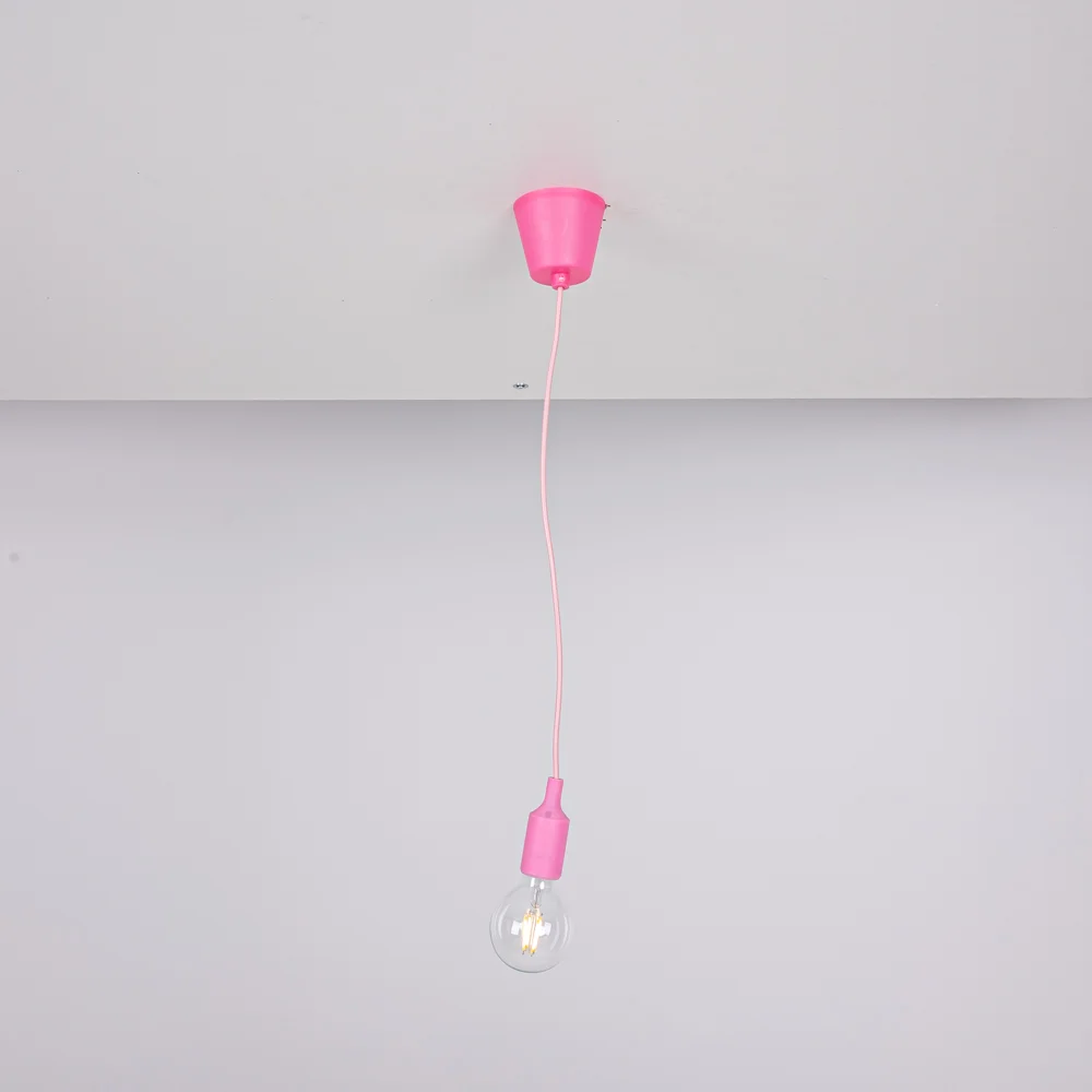 Подвесной светильник Muuto E27 Pink - миниатюра 2