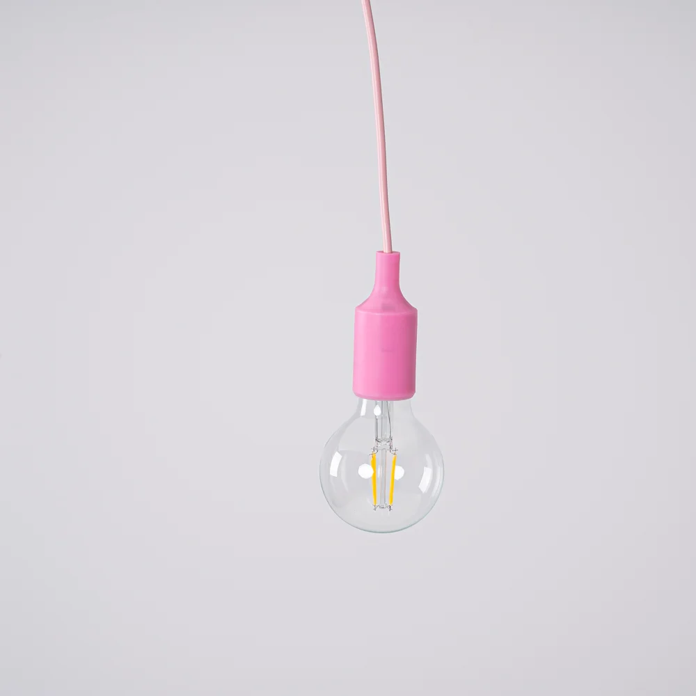 Подвесной светильник Muuto E27 Pink - миниатюра 5