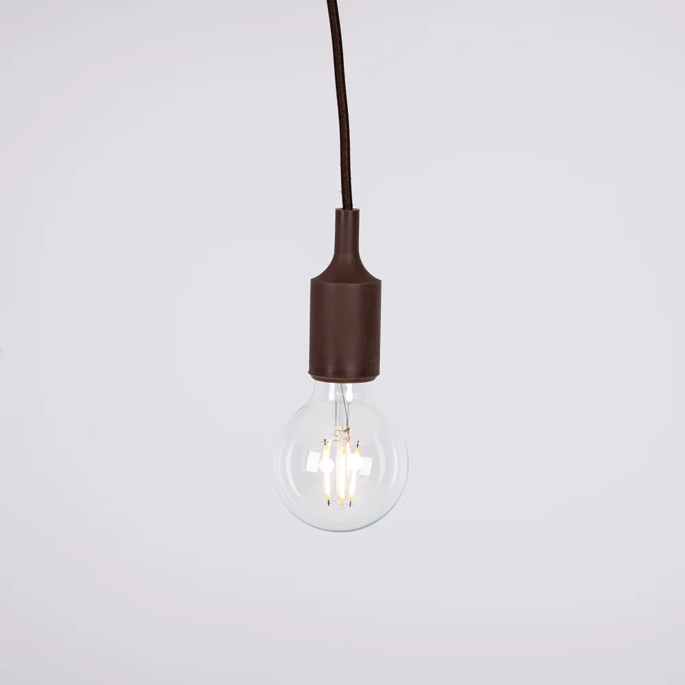 Подвесной светильник Muuto E27 Brown - миниатюра 2